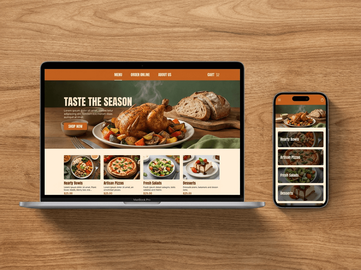 Sample Project — Restaurant — Website Design